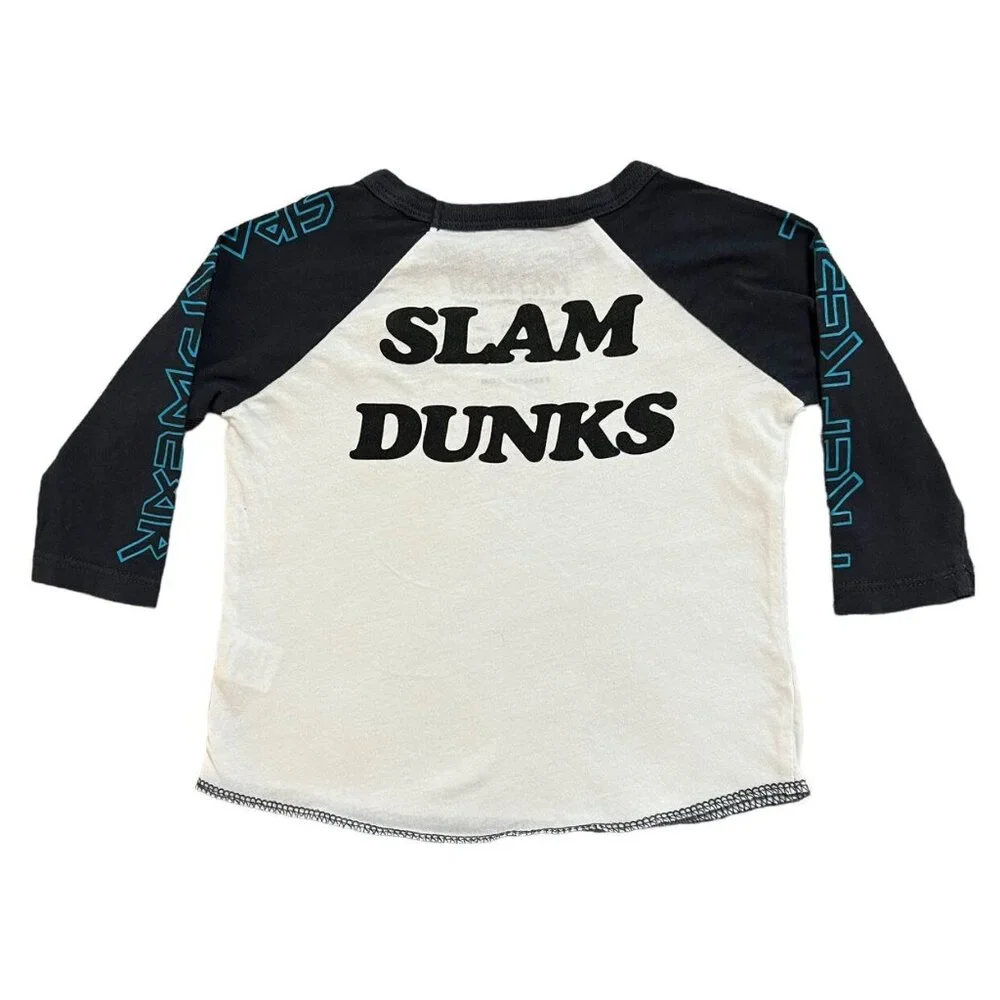 Prefresh 12-18m Bat Basketball Slam Dunks Raglan Tee